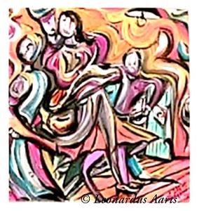 Eyes on the dance floor by Leon Aarts